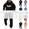 thumbnail image 3 of Yusimy Men's Valentine's Day Print 2-Piece Hoodie Set Pullover Long Sleeve Pocket Elastic Waist Pants Casual Sports, 3 of 5