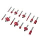 thumbnail image 5 of 15 piezas de broca enrutadora de madera con vástago de 1/4 pulgadas, juego de brocas enrutadoras profesionales de alta precisión de acero al carbono y pino para carpintería DIY, color rojo, 5 of 10