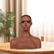 thumbnail image 1 of Maniquí Peluca de cabeza realista, soporte para exhibición, soporte para peluca suave con maquillaje, cabeza de maniquí profesional para exhibición de, 1 of 8