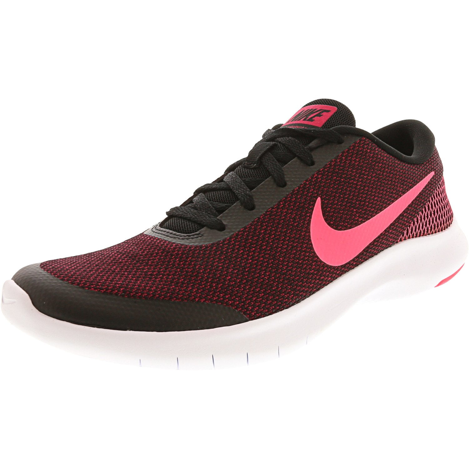 Nike - Nike Women's Flex Experience Rn 7 Black / Racer Pink Wild Cherry Ankle-High Fabric
