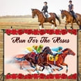 thumbnail image 5 of Horse Racing Festival Party Decoration Background Banner Rose Horse Racing Background Cloth Photography Background Party Decorations, 5 of 5