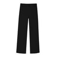 thumbnail image 4 of MKOSPLRT Chino Pants for Kid 7-16 Years Elastic Waist Straight Wide Leg Pants Solid Lounge Trousers Casual Pull On Pants with Pocket, 4 of 7