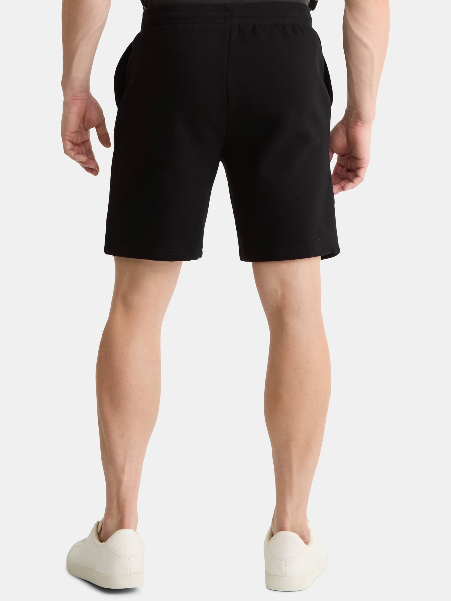 Nirvana Men's & Big Men's Smiley Graphic Jogger Shorts, Sizes XS-3XL