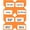 A-color-orange, variant on 6 x 4 inch Large Moving Labels for Boxes, Blank Moving Boxes Labels Stickers, 160pcs 8 Color Coded Moving Stickers Packing Labels Stickers for Home Organization Projects, Kitchen, Storage Bins