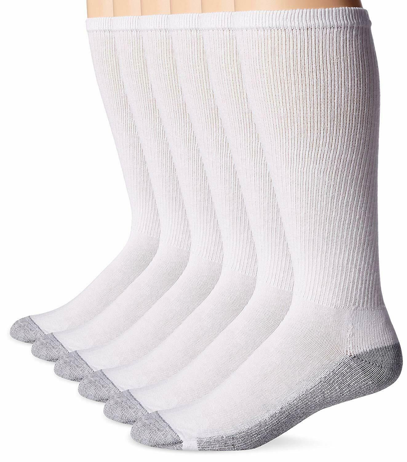 Generic - 6Pairs Hanes Over The Calf Boot Tube Socks Dress White For ...