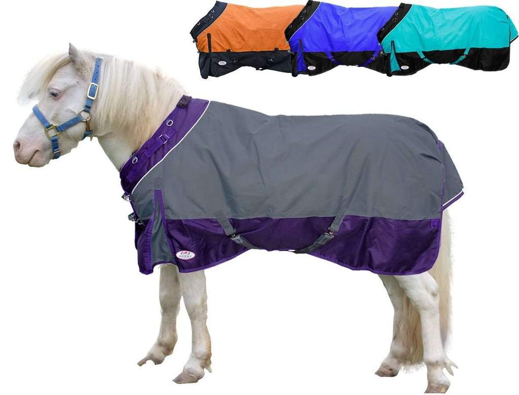 Derby Originals Windstorm Winter Mini Pony Turnout Blanket 1200D Heavy Weight