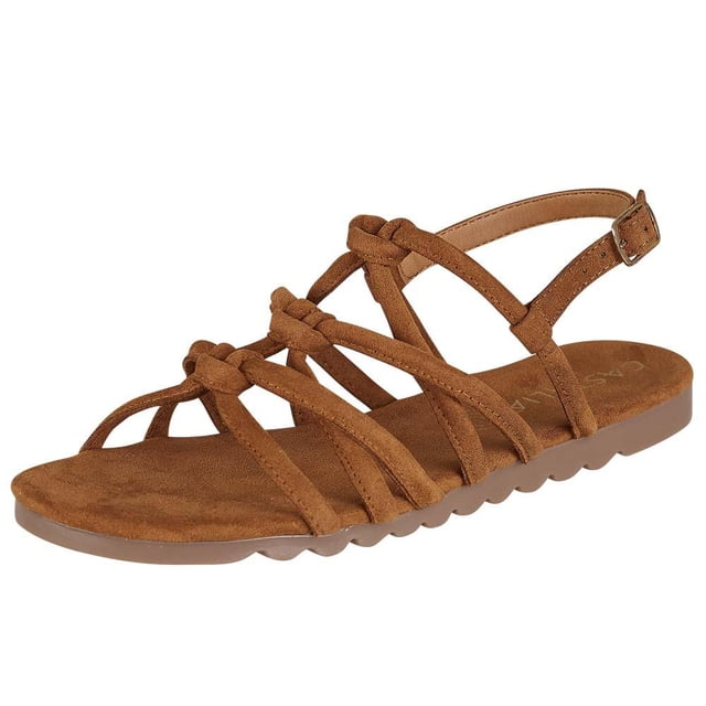 Huarache Para Dama Ladrillo Castalia 182-109 Castalia 182-109
