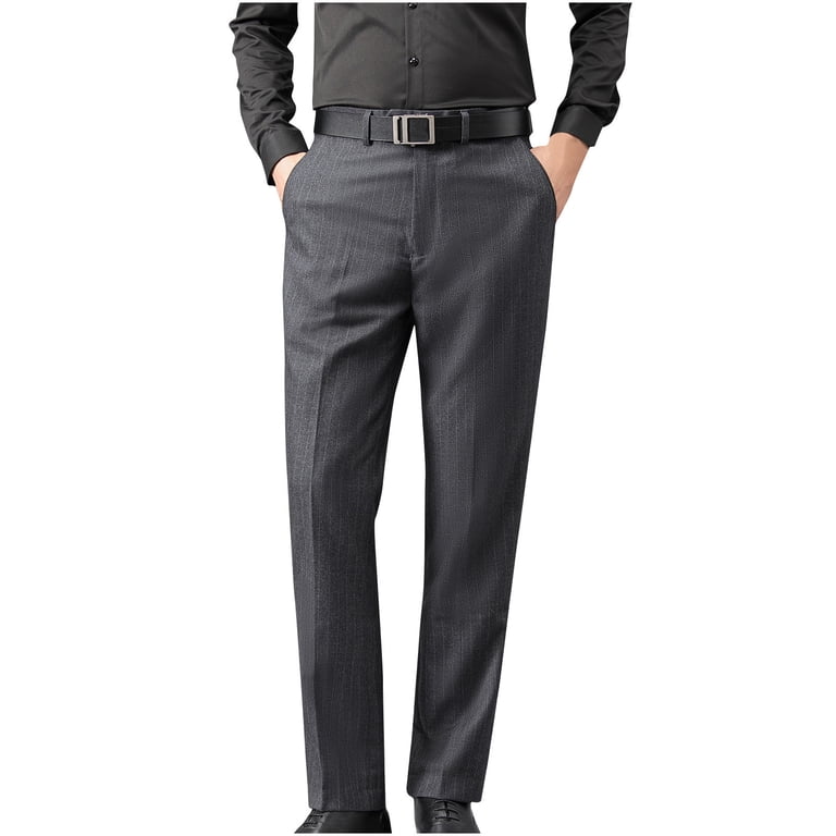 mens skinny fit dress pants Calvin Klein Infinite Stretch Skinny-Fit Dress Pants in Black