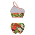 thumbnail image 6 of UPPADA One Piece Swimsuit for Women Retro Floral Print Tie Bathing Suit with Beach Cover up Wrap Skirt Two Piece Bikini Set,Womens Bathing Suits Tankinis, 6 of 7