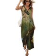 thumbnail image 1 of Robe Sans Manches Libellule pour Aire de Jeux Robe d'Invité de Mariage Vêtements 2024 pour Femmes, 1 of 4