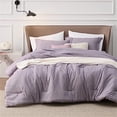 thumbnail image 4 of Soft Bedding for All Seasons 26 - Purple - 3 Piece - California King, 4 of 5