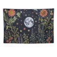 thumbnail image 5 of Acheng Botanical Moon Phase Tapestry - Floral Plants Boho Tapestry Wall Hanging Bohemian Mandala Wall Tapestry for Bedroom Aesthetic Home Dorm 60x40in, 5 of 7