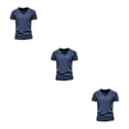 thumbnail image 2 of Guardurnaity Destacar con ropa de estilo africano cultural para hombres Cómodo traje tradicional de hombres africanos Unisex manga corta azul Type1 NO1, 2 of 5