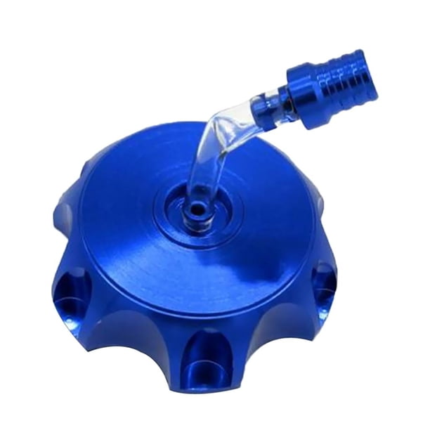Tubo de ventilación de la válvula de combustible de gasolina de la motocicleta para el tanque Azul