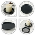 thumbnail image 3 of Iron Candle Plate Decorative Candle Holder Metal Candle Stand Scented Candle Tray, 3 of 8