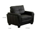 thumbnail image 4 of Benzara Blacksburg Contemporary Chair, Black, 4 of 4
