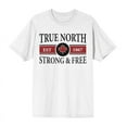 thumbnail image 1 of Canada True North Strong & Free White T-Shirt, 1 of 2