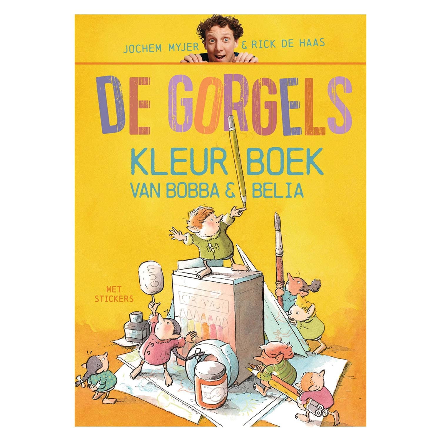 Jochem Myjer Rick de Haas De Gorgels Kleurboek van Bobba & Belia: Met stickers (Paperback)