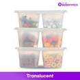 thumbnail image 3 of BUDDY PACK Reusable Food Storage Container With Lid for Meal Prep, BPA Free, Made in Korea, 50 Pack, 2 Compartments, 23 oz, 3 of 11