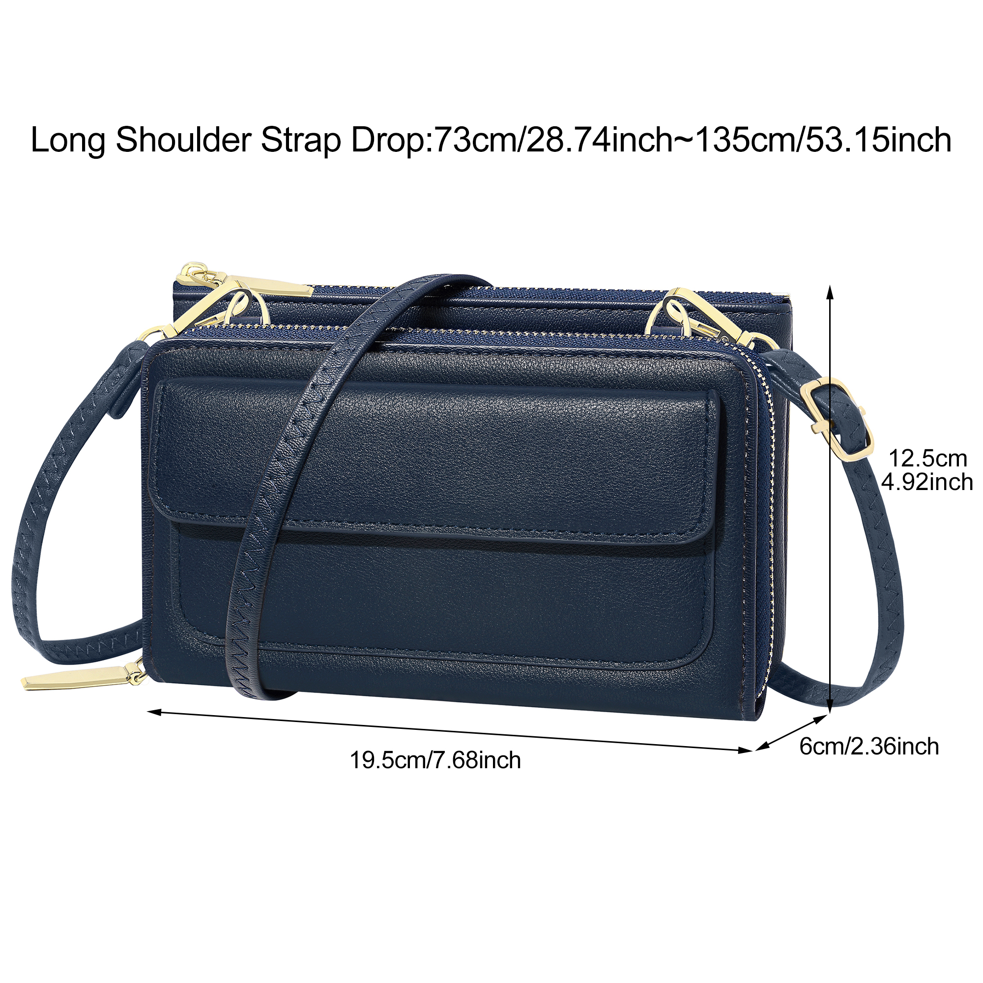 Small Crossbody Bag for Women Cell Phone Wallet Purse Mini Shoulder Handbags with Card Slots