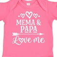 thumbnail image 4 of Inktastic Mema and Papa Love Me Boys or Girls Baby Bodysuit, 4 of 5