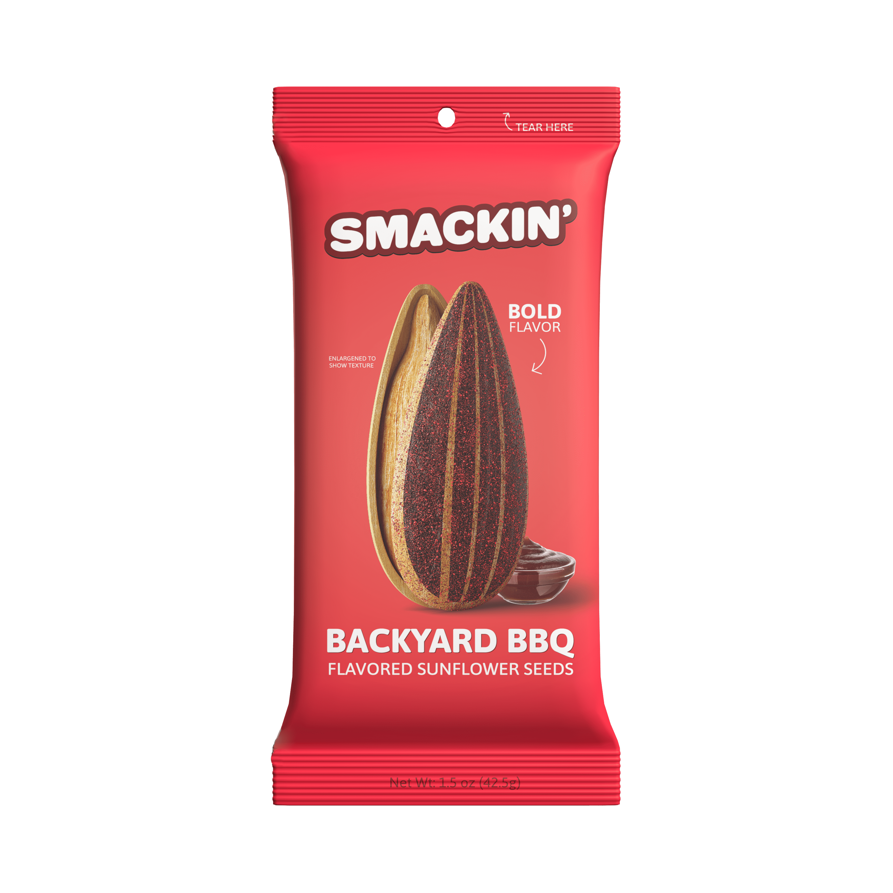 SMACKIN' Sunflower Seeds, Roasted Jumbo Small-Batch, American Made - 8 Flavor Variety. 1.5oz bags (54 Pack Bucket)