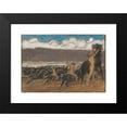 thumbnail image 2 of Ludwig von Hofmann 14x11 Black Modern Framed Museum Art Print Titled - Horse Volume (Approx. 1890), 2 of 5