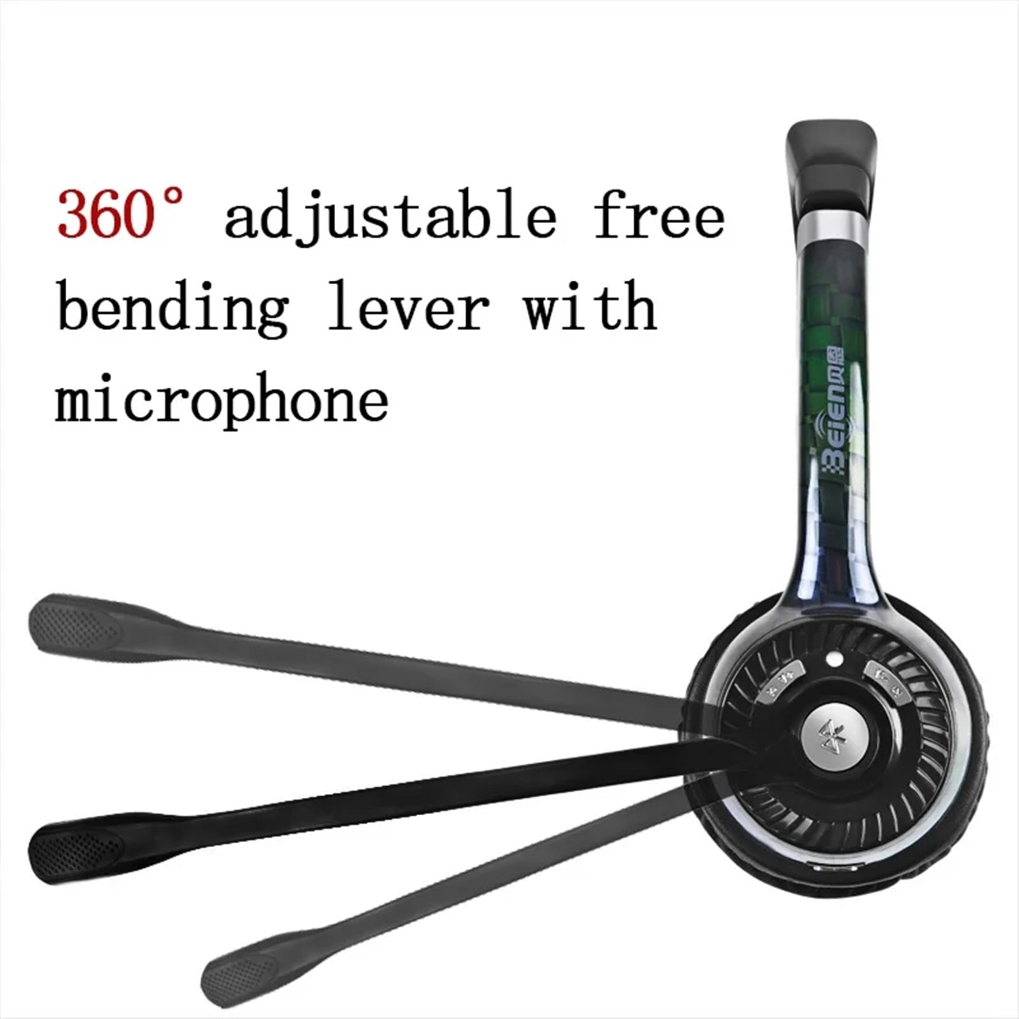 E EYAFA Driver's Wireless Headphone Super Noise Reduction Crystal Clear Bluetooth Headsets with Microphone