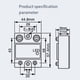 thumbnail image 3 of Relé de Estado Sólido Monofásico SSR Monofásico Control de CC Relé de Estado Sólido de CA 40 A, 3 of 5