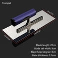 thumbnail image 3 of ROZYARD Professional Plaster Trowel Plastering Skimming Trowel Spreader Stainless Tile Flooring Wall Concrete Scraping Tool, 3 of 16