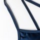 thumbnail image 4 of Gibobby Conjunto de bikini sexy Trajes de baño de 2 piezas para mujer Conjunto de bikini con anillo halter(Azul,M), 4 of 4