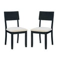 thumbnail image 2 of Linon Jamil Upholstered Dining Chair, Set of 2, Dark Charcoal, 2 of 11