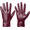 Red, variant on Whiteleopard Winter Lambskin Leather Women's Gloves with Touchscreen Texting and Warm Driving Function