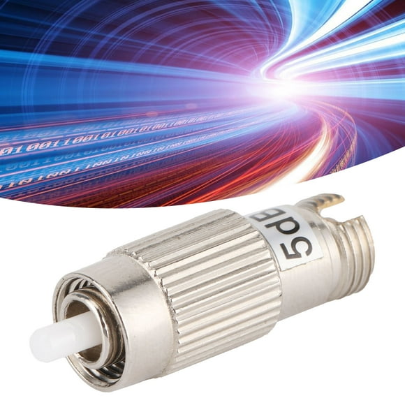 Akozon Optical Fiber Attenuator,Optical Fiber Adapter Male And Female Attenuator Flange Small Connector FC/UPC-5DB,Attenuator
