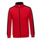 thumbnail image 2 of Chaqueta polar con cremallera completa ajuste clásico para mujer hombre Ropa deportiva Rojo l Macarena, 2 of 8