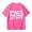 Q7Pink, variant on lnmuld Cute Tops for Girls Graphic Tee Short Sleeve Casual Summer Top for Youth Children - Message Comfortable Daily Wear Color:Light Pink,Size:9-10 Years
