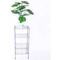 thumbnail image 6 of QXDRAGON 4-Shelf Adjustable, Heavy Duty Storage Shelving Unit (243 lbs Loading Capacity), Steel Organizer Wire Rack, Silver (14L x 10W x 32H), 6 of 9