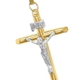 thumbnail image 3 of Dije Cruz Tubo Grueso Cristo Blanco Oro 10 K Joyería M De Leon Dije Cruz Tubo Grueso Cristo Blanco, 3 of 3
