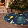 thumbnail image 6 of KLL Space and Animals Christmas Tree Skirt 48" ,Party Decorations Farmhouse for Christmas Decorations Holiday Party, 6 of 6