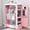 Pink, variant on Guqiart Kids Armoire with Jewelry Cabinet, Dress up Storage with Mirror,Princess Dress Closet for Bedroom, Kids Room, Girls