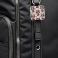 thumbnail image 6 of Cute Werewolves Hearts Watercolor Faux Leather Square Keychain, 6 of 7