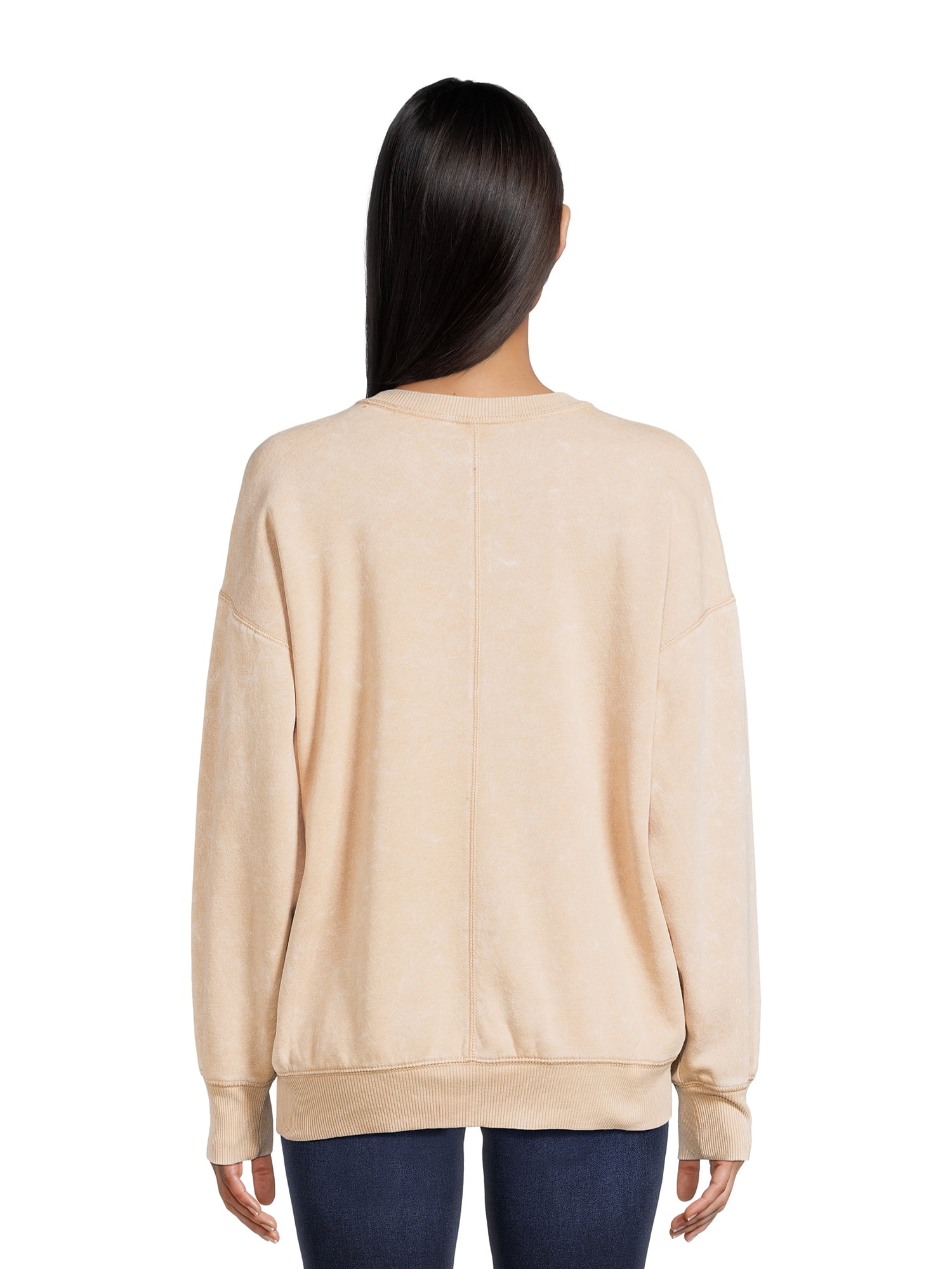 Self Esteem Juniors Washed Graphic Crewneck Sweatshirt, Sizes S-XL