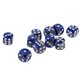 thumbnail image 4 of 10 piezas D6 Six Sides 16mm Dados de color perla para juegos de DND MTG RPG + Plata Zulema Juego de dados de 6 caras, 4 of 8