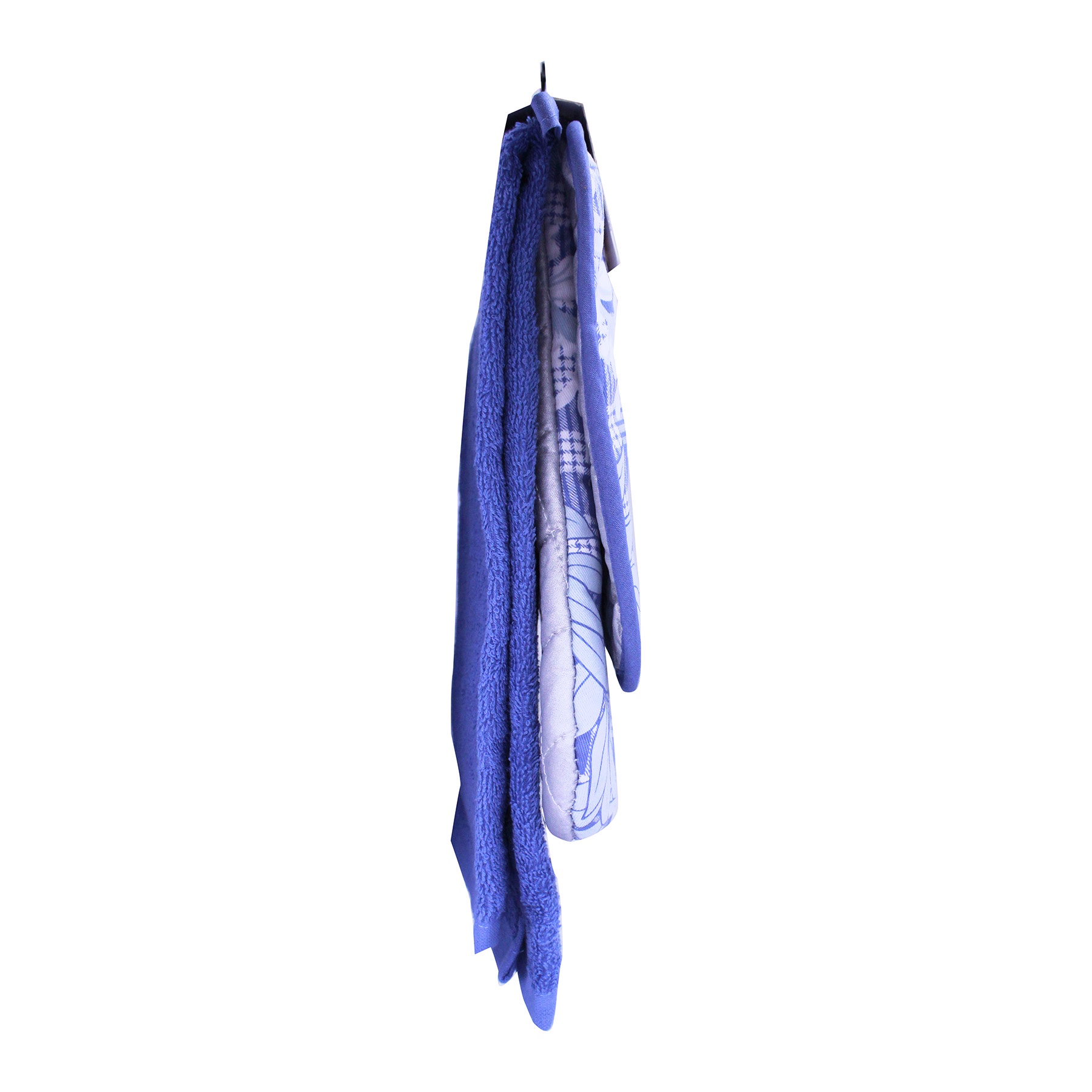 Hawaiian Native Treasures Palaka Lei 3 Piece Kitchen Linen Set