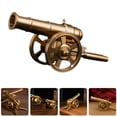 thumbnail image 2 of Small Brass Cannon Decor Cannon Model Decorative Cannon Model Retro Cannon Statue, 2 of 6