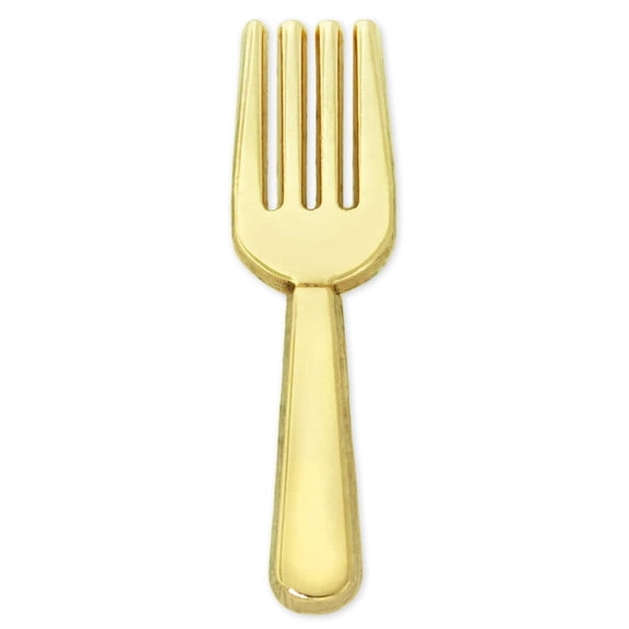 PinMart's Gold Plated Fork Kitchen Culinary Utensil Lapel Pin