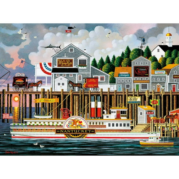 Buffalo Games 1000 Piece Puzzle, Charles Wysocki By The Sea Walmart