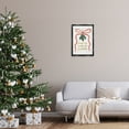thumbnail image 3 of Stupell Industries Under Mistletoe Christmas Holiday Painting Black Floater Framed Canvas Art Prints Wall Art, 17 x 25, 3 of 10