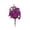 Purple, variant on Elegant Indoor Garden for Living Spaces Flowers Hanging by Easter Print and Bonsai,15.74 inch,White