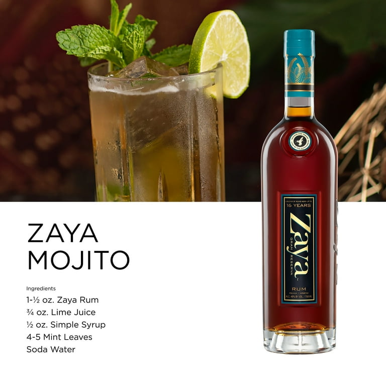 Zaya Gran Reserva 16 Yr, 750 ml Bottle, 40% ABV - Walmart.com
